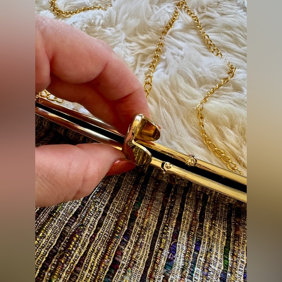 Vintage Purse | Versatile: Clutch, Shoulder, Crossbody | 1970s 1980s, Disco - Picture 11 of 11